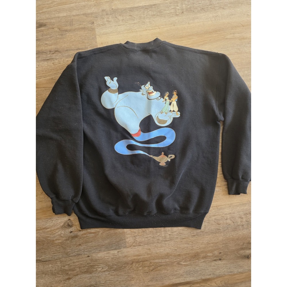 Rare Vintage 90s Disney Aladdin Genie Crewneck Size XL -Made In USA